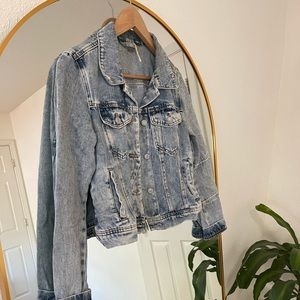 Free people denim jacket.